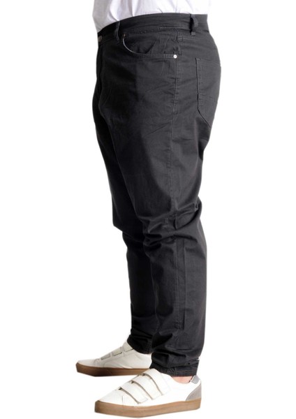 Büyük Beden Pantolon Keten 5cep Milano Classic 20902 Antrasit fiyatları