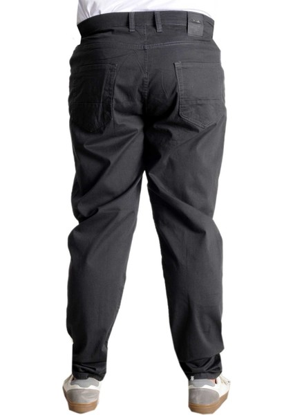 Büyük Beden Pantolon Keten 5cep Milano Classic 20902 Antrasit fırsatları