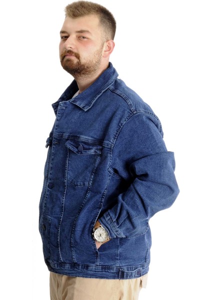 Büyük Beden Erkek Kot Mont Paris Star 22800 Açık Mavi fiyatları