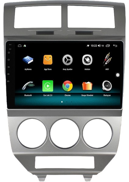 Dodge Caliber Android 13 Multimedya Carplay 4gb RAM+64GB HDD Navigasyon Ekran