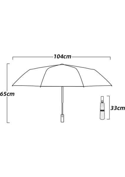 Yuekeda-60 Bone Sunny Rain Çift Kullanımlı Otomatik Şemsiye (Yurt Dışından) fiyatları