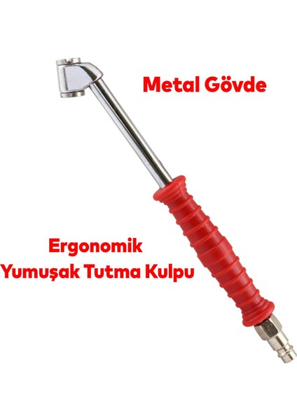 Hortum Giriş Kompresör Teker Tekerlek Sibop Lastik Şişirme Hava Basma Jak Jakı Sök Tak Aparat