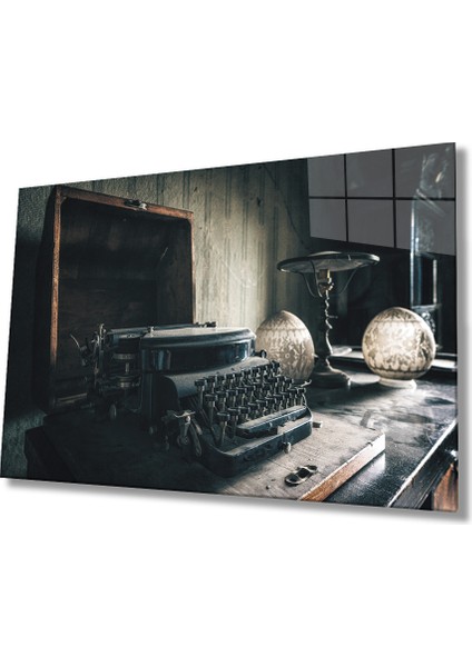 Eliza Home Daktilo Cam Tablo Typewriter