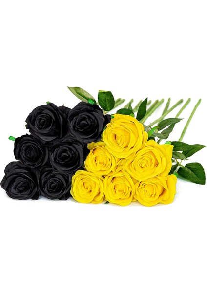 12 Adet Yapay Gül Sahte Ipek Gül (Yurt Dışından)