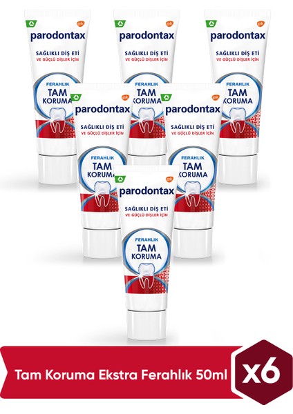 Tam Koruma Ferahlık Diş Macunu 6x50ml