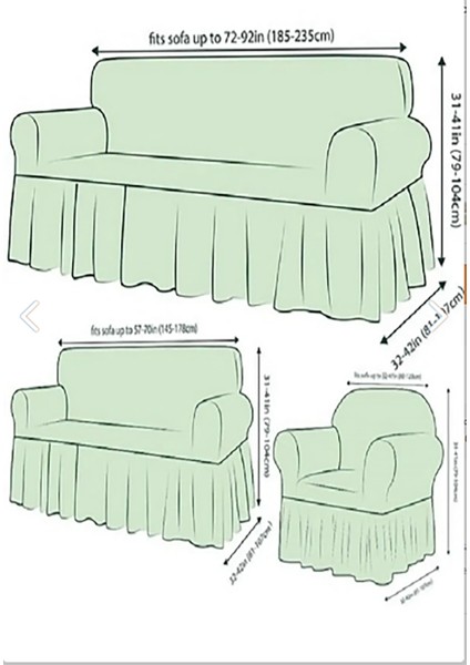 Güzelevim Likralı Pitikare Desen Koltuk Takım Kılıfı 3+2+1+1 Elastik Koltuk Örtü modelleri