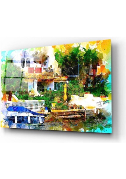 Eliza Home Yağlı Boya Cam Tablo
