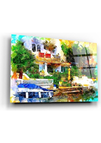 Eliza Home Yağlı Boya Cam Tablo