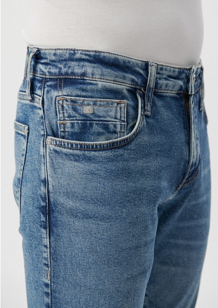 Erkek Jake Koyu Gölgeli Kolej Jean Pantolon 0042285200