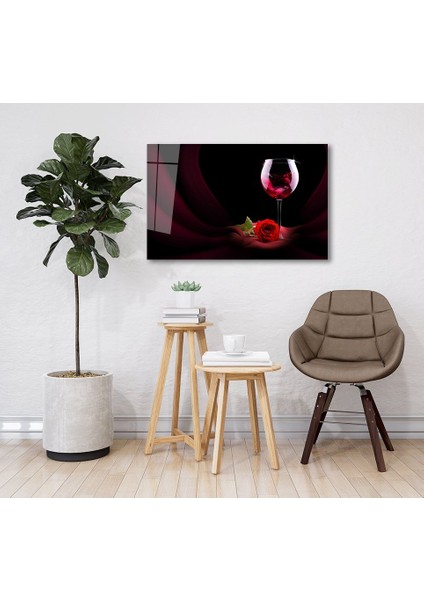 Eliza Home Kadeh ve Gül Cam Tablo fiyatları