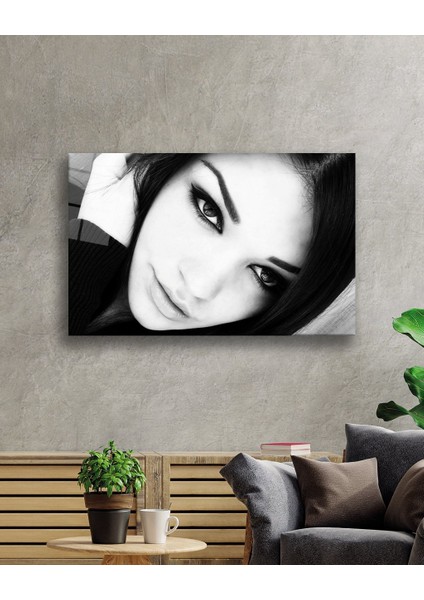 Eliza Home Siyah Beyaz Insan Fotoğrafları Kadın Cam Tablo fiyatları