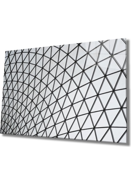 Eliza Home Geometrik Mimari Cam Tablo