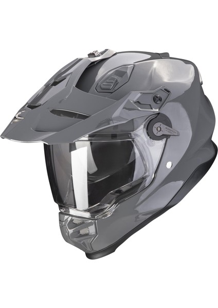 ADF-9000 Air Kapalı Motosiklet Kaskı (Gri)