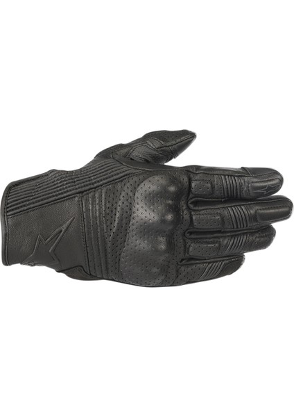Mustang V2 Korumalı Deri Motosiklet Eldiveni (Siyah)