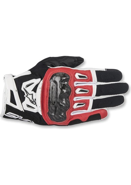 Smx-2 Air Yazlık Korumalı Motosiklet Eldiveni (Siyah / Kırmızı / Beyaz)