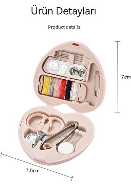 Öğrenci Yurdu Ev Uygun 8 Parçalı Dikiş Saklama Kutusu Seti (Yurt Dışından) fiyatları