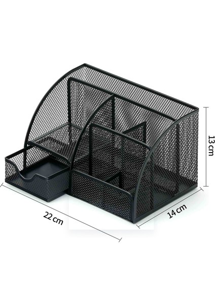 Ofis Çok Fonksiyonlu Kombinasyon Masaüstü Içi Boş Kalem Tutucu Saklama Kutusu (Yurt Dışından)