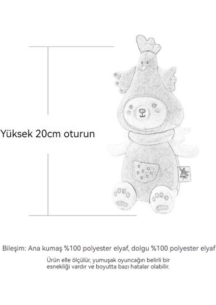 20CM Mavi Melek Ayı Bebek Peluş Oyuncak indirimleri