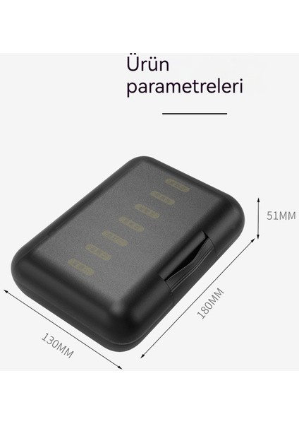Yedi Günlük Işık Geçirmez Dört Bölmeli Taşınabilir Hap Kutusu (Yurt Dışından)