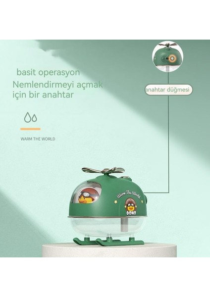 Karikatür Uçak Şekli Masaüstü Büyük Kapasiteli Sprey Nemlendirici (Yurt Dışından) modelleri