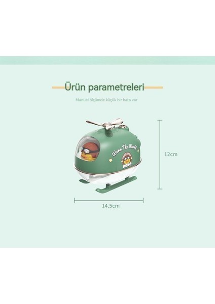 Karikatür Uçak Şekli Masaüstü Büyük Kapasiteli Sprey Nemlendirici (Yurt Dışından) indirimleri