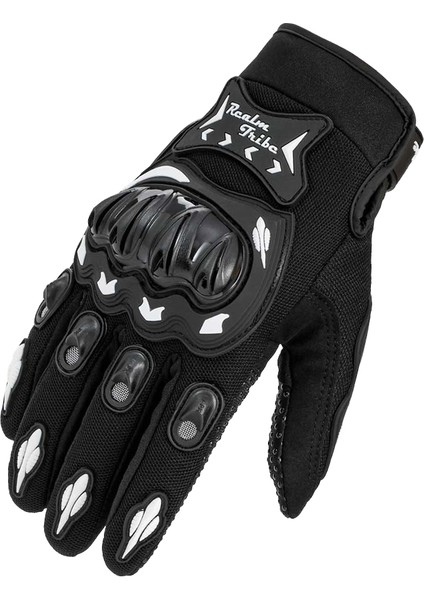 Açık Havada Sürüş Koruyucu Aşınmaya Dayanıklı Tam Parmak Eldiven (Yurt Dışından)