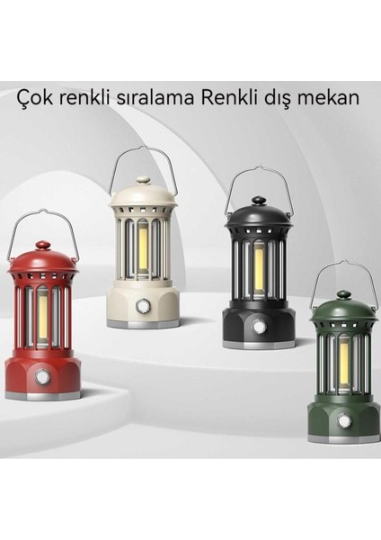 Açık Taşınabilir Şarj Edilebilir El Kamp Işığı (Yurt Dışından) modelleri