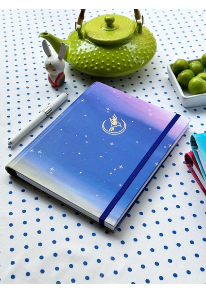 Gizli Spiralli Defter Sert Kapak 192 Sayfa 96 Yaprak 17X24 cm 100GR. Kareli