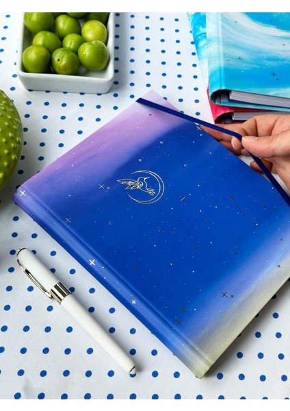 Gizli Spiralli Defter Sert Kapak 192 Sayfa 96 Yaprak 17X24 cm 100GR. Kareli