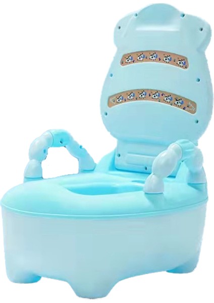 Çift Kolçaklı Çocuk Karikatür Ev Tuvaleti (Yurt Dışından)