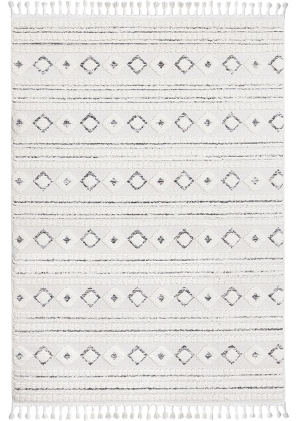 Enjoy Krem Gri Bukleli Yumuşak Peluş Shaggy Halı Salon Oturma Odası Halısı Çocuk Odası Mutfak Halısı 160 x 230 fiyatları
