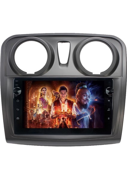 Dacia Sandero Android Multimedya Carplay Oem 4gb RAM+64GB HDD 2012-2017 Navigosyan Tuşlu Ekran