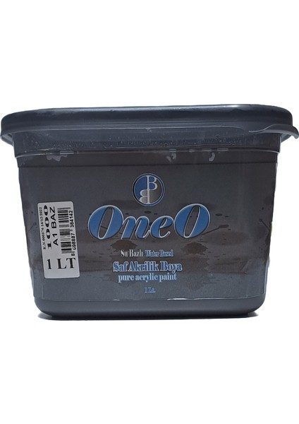 Oneo Su Bazlı Saf Akrilik Boya 1 Lt