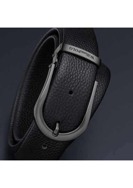 Siyah Metal Tokalı Şık Italyan Kemer modelleri