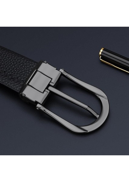 Siyah Metal Tokalı Şık Italyan Kemer fırsatları