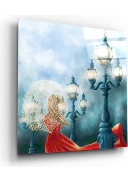 Eliza Home Sokak Lambası Cam Tablo
