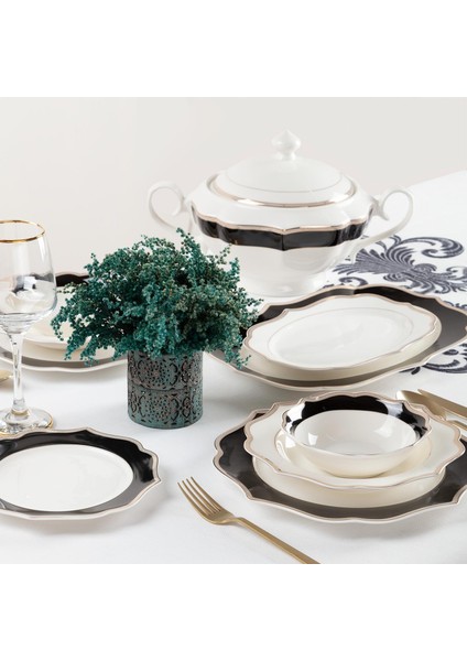Black Elıza 57 Parça Yemek Takımı
