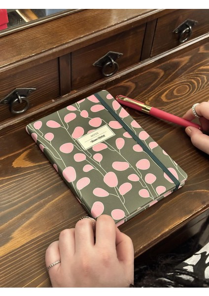 Venzi Art Sert Kapak Vegan Deri 192 Sayfa A5 80GR. Çizgili Defter