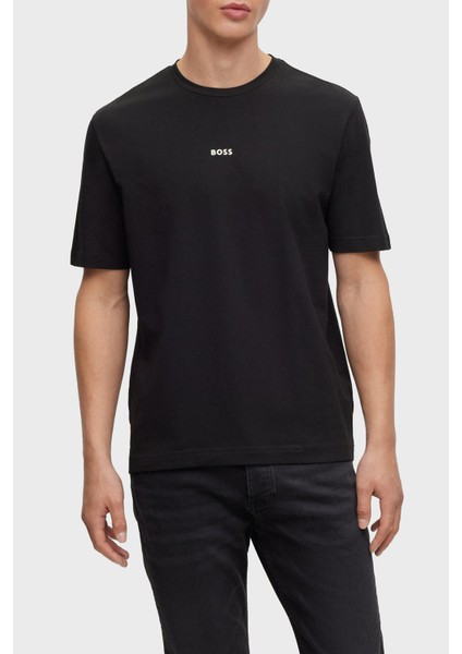 Pamuklu Relaxed Fit Bisiklet Yaka Erkek T Shirt 50473278 001