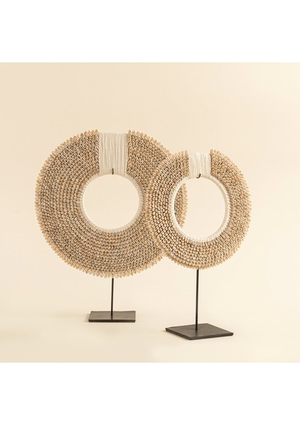 Shell Dekoratif Obje 45 cm Natural