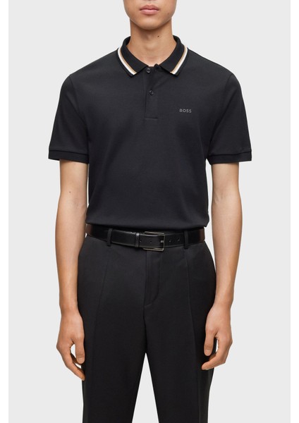 Pamuklu Slim Fit Düğmeli Polo Yaka T Shirt Erkek Polo Yaka T Shirt 50469360 001