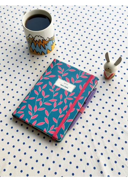 Venzi Art Sert Kapak Vegan Deri 192 Sayfa A5 80GR. Noktalı Defter