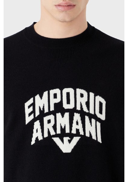 Emporio Armani Yünlü Regular Fit Sıfır Yaka Erkek Kazak 3R1MXA 1mdxz 0920