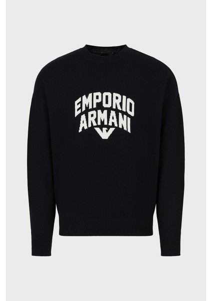 Emporio Armani Yünlü Regular Fit Sıfır Yaka Erkek Kazak 3R1MXA 1mdxz 0920