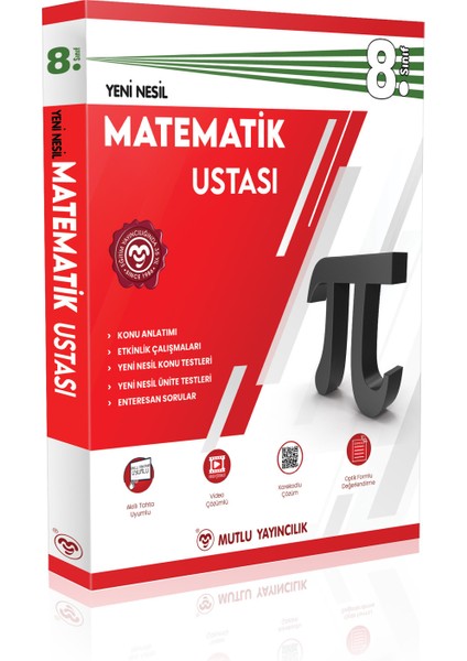 8. Sınıf Usta Serisi Matematik ve Fen Bilimleri Ustası Seti Mutlu Yayınları