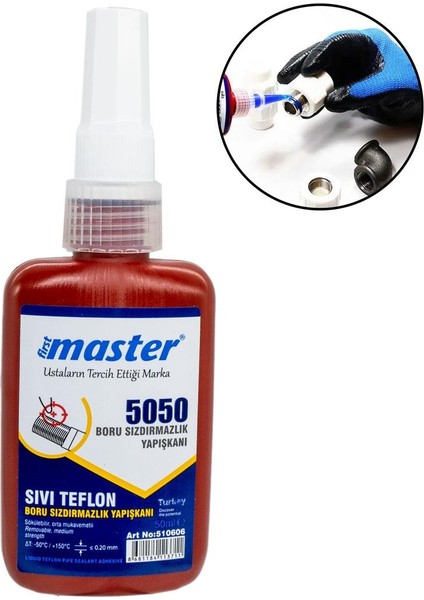 5050 Boru Sızdırmazlık Sıvı Teflon Conta 50 ml