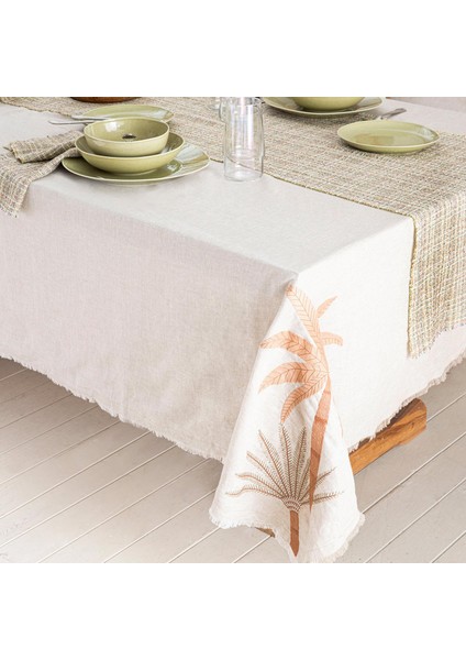 Nomade Masa Örtüsü 160X240 cm Natural modelleri