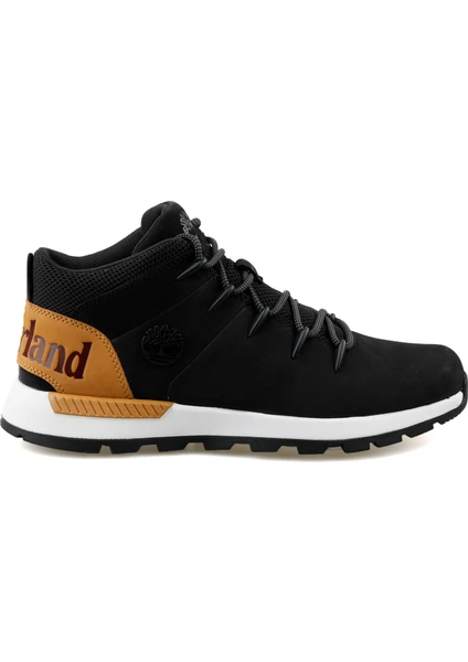 Mid Lace Up Sneaker Erkek Trekking Bot ve Ayakkabısı TB0A24AB0151 Siyah