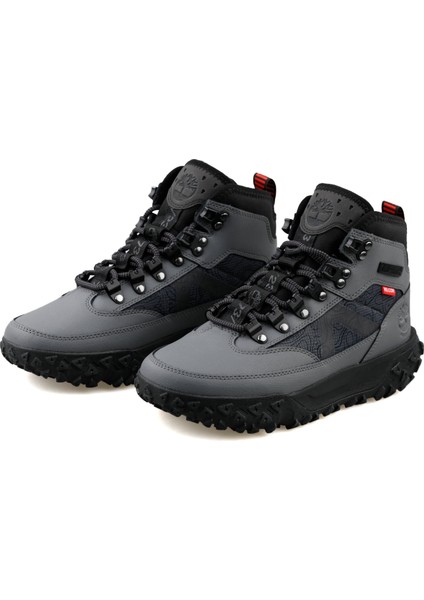 Mid Lace Up Waterproof Hiking Boot Erkek Trekking Bot ve Ayakkabısı TB0A67BG0331 Gri