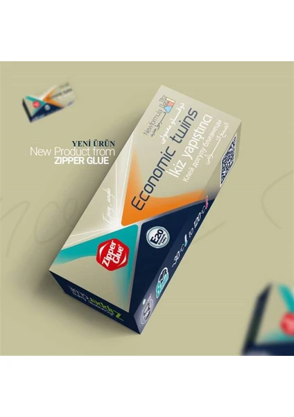 Zipper Glue Eco Twins Plastik Çelik Yapıştırıcı Çift Karışımlı 20 gr